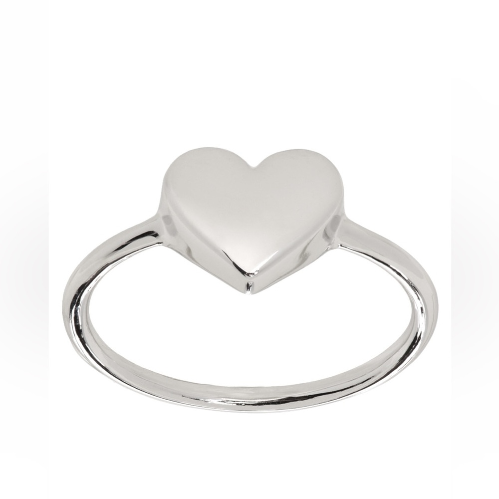 NUMBERING Silver Heart Ring
